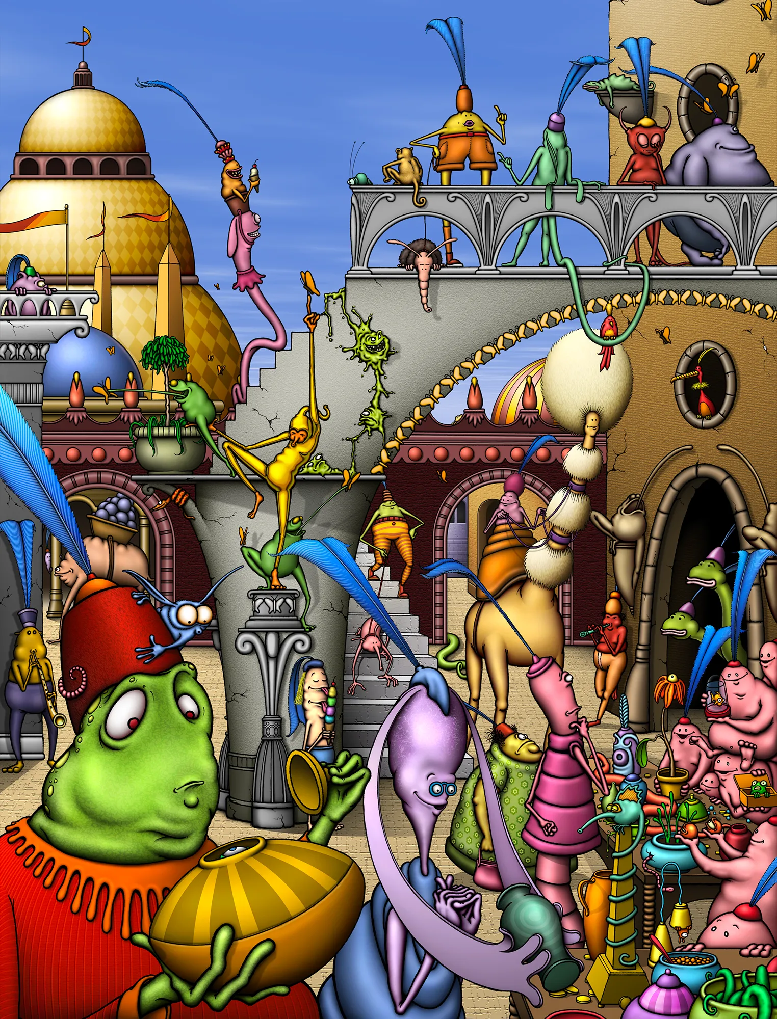 Market Day illustration