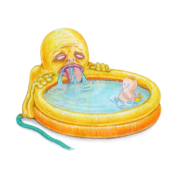 Mr. Droolie Kiddie Poolie