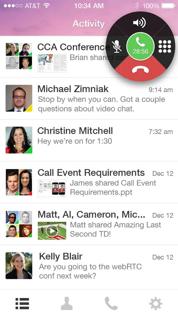 Vobi call controls