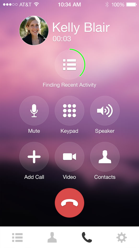Vobi iPhone App - Contextual Dialer